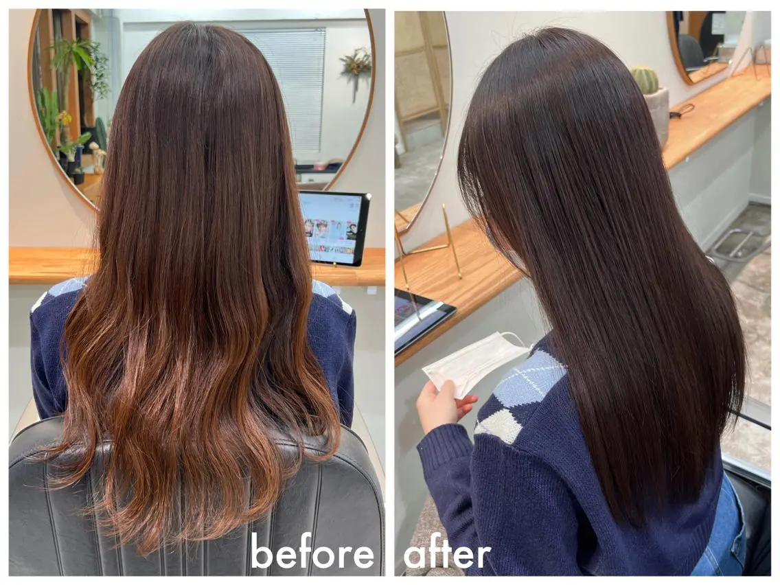カラー 透明感カラー aiko【艶カラー ・ミニモ年内で終了】のヘアスタイル