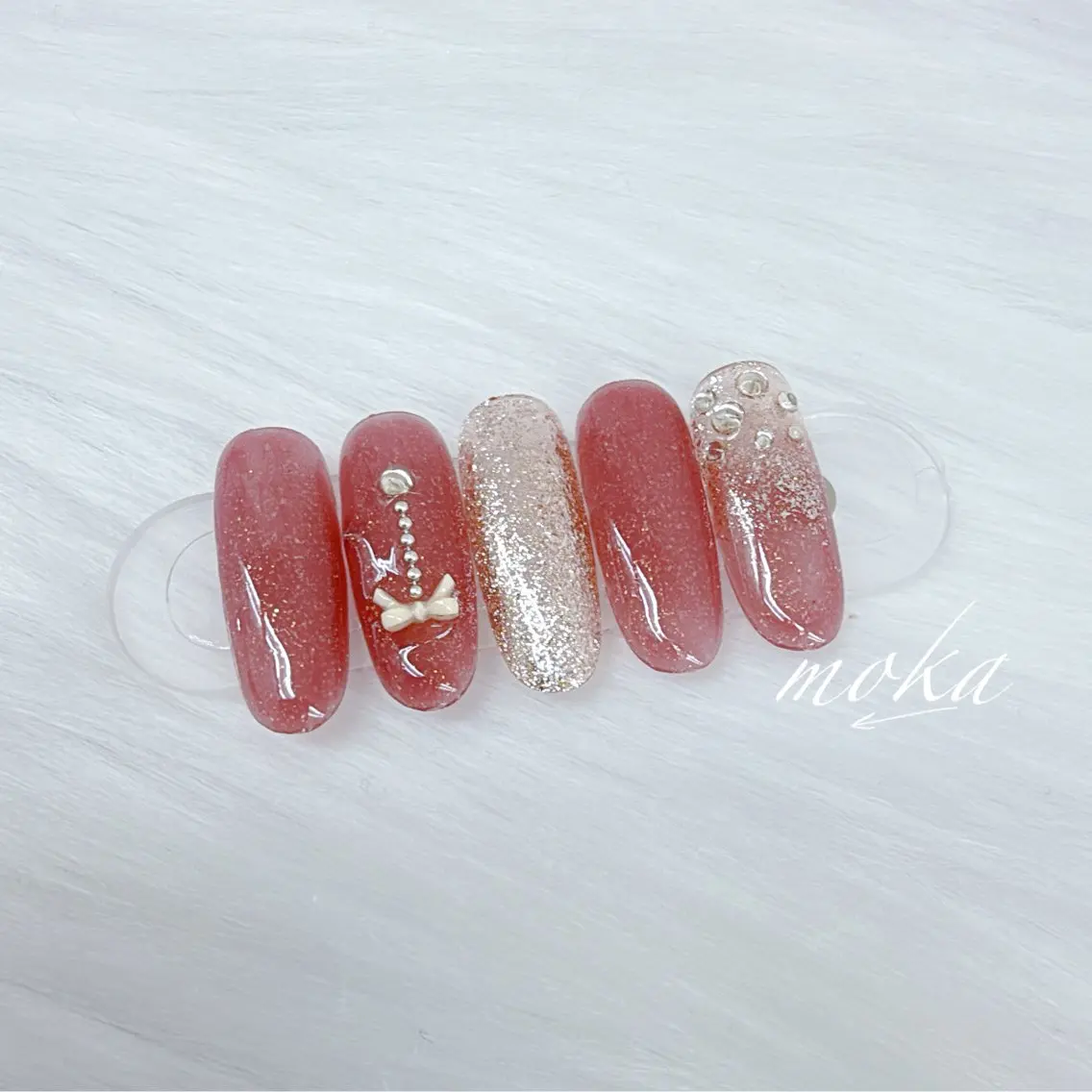ネイル ハンドネイル ハンドケア 胡蝶蘭レディースサロ ンNailMOKAのネイルデザイン