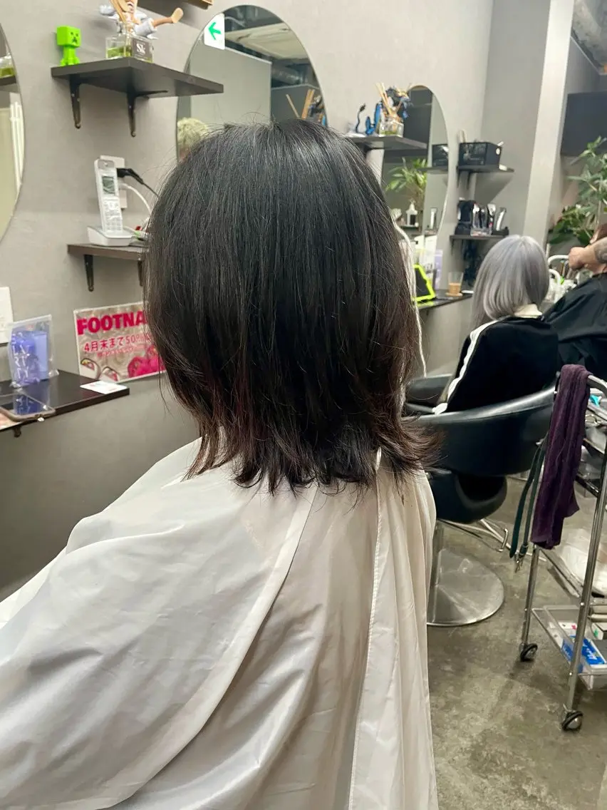 ミディアム カット ヘアセット 🌻ミラクル美容師 🌻✨クッポ✨のヘアスタイル