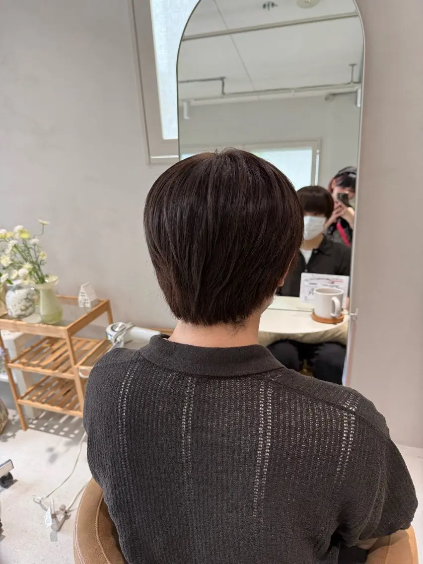 ショート カラー メンズ ヘアカラー 暖色/透明感カラー 🌷荘司まゆり🌷のヘアスタイル