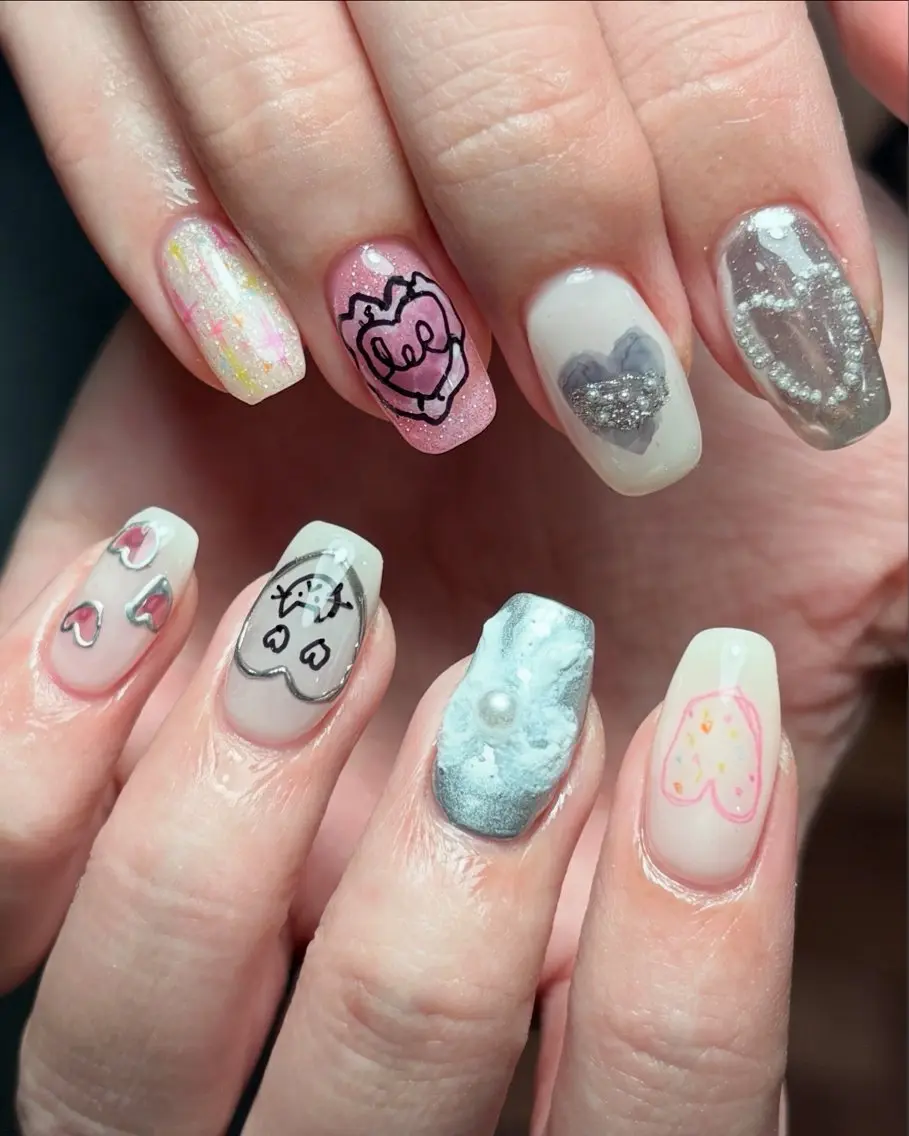 ネイル ハンドネイル NICOnail🦭 Mikuのネイルデザイン
