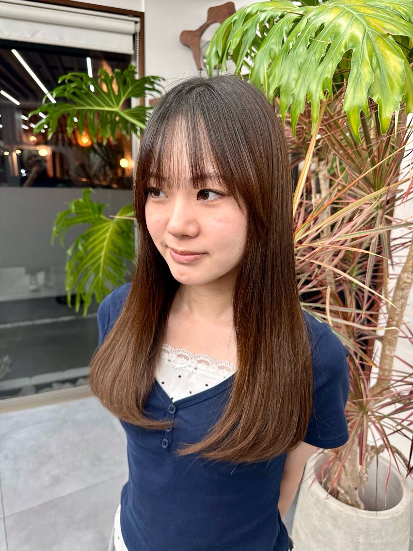 ロング カット トリートメント 恩田 遼のヘアスタイル