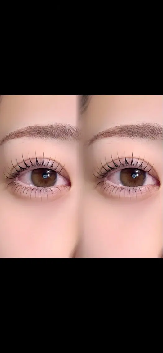 マツエク・マツパ マツパ NANAMI🖤 ‎のマツエク・マツパデザイン