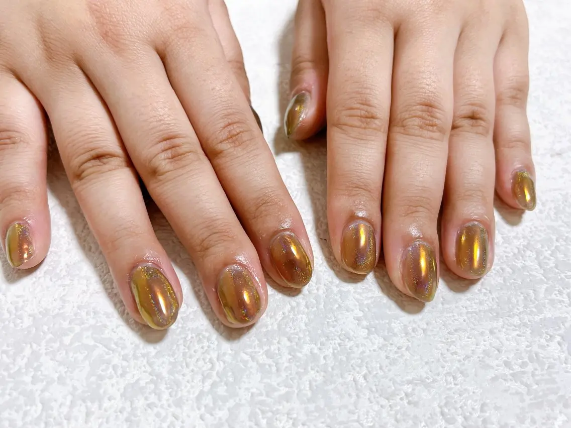 ネイル オーロラネイル フットネイル フレンチネイル ジェルネイル 韓国ネイル ハンドネイル mogunail &blowのネイルデザイン