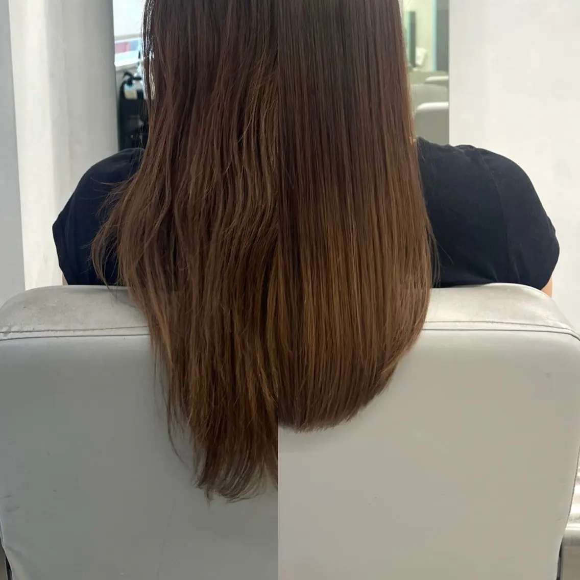 ロング トリートメント 無料カットモデル ユナのヘアスタイル
