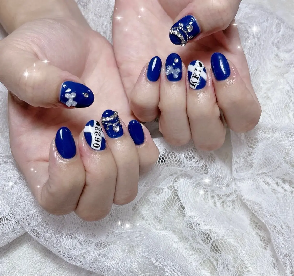 ネイル アートネイル ハンドネイル FLARE NAIL フレアネイルのネイルデザイン