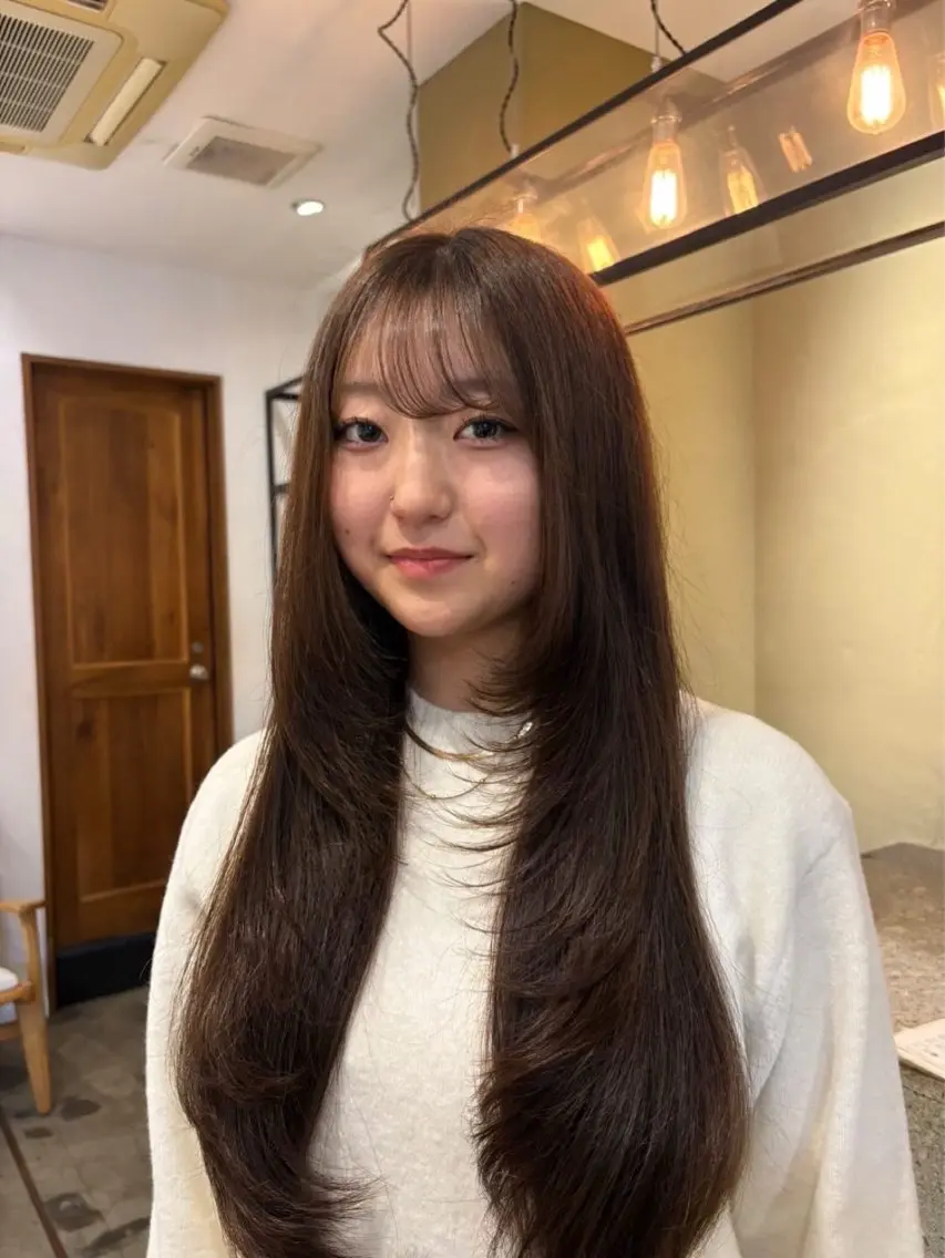ロング ヘアカラー キョウスケ/レイヤー /ハイトーンのヘアスタイル