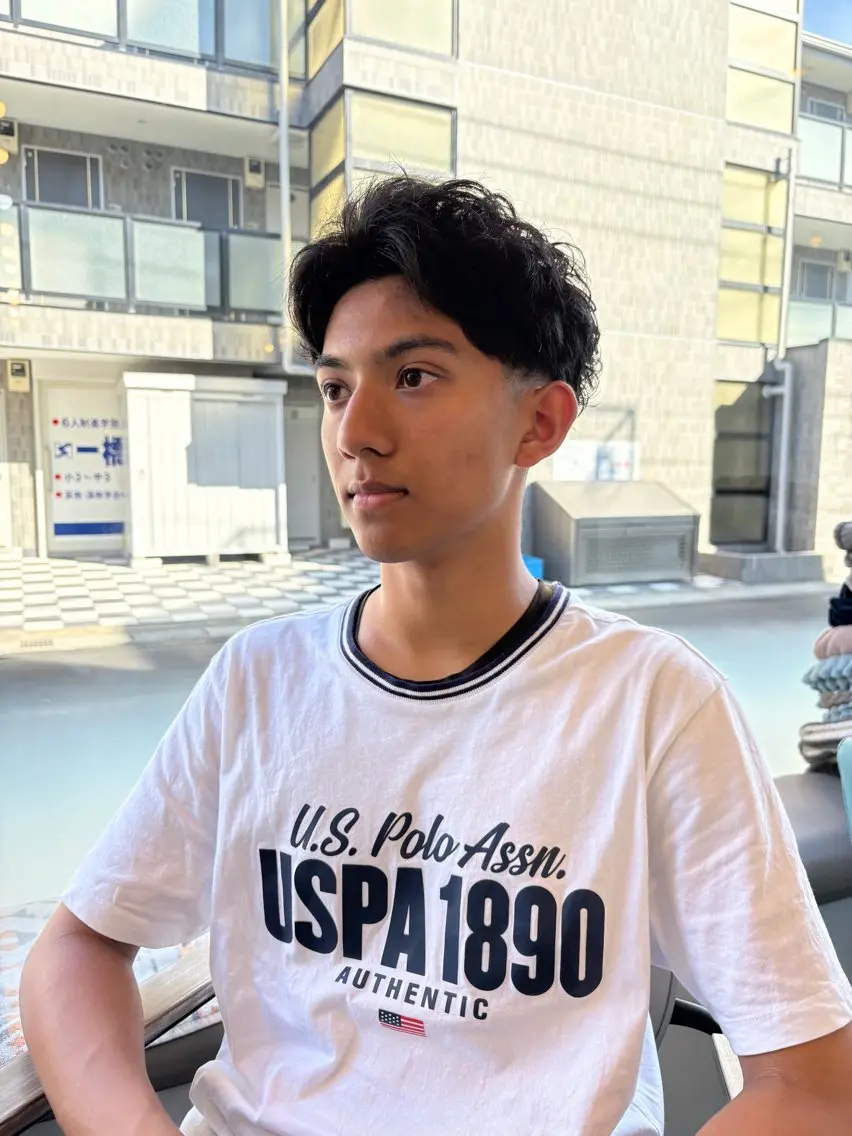 パーマ メンズ カット パーマ accorto 小林ユウのヘアスタイル