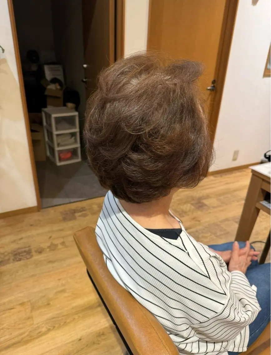 ショート 顔周りカット トリートメント ヘアカラー Ash桜新町/ 岡本　一太のヘアスタイル