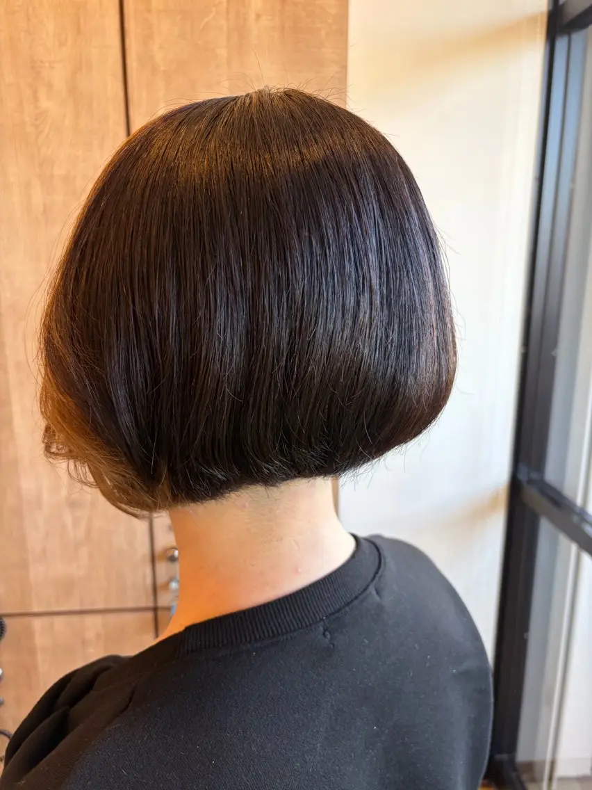ミディアム カラー ボブ 髪質改善 RAPTURE 宝地店のヘアスタイル