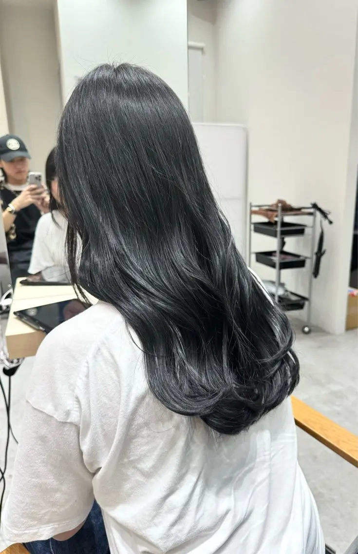 ロング カラー 瀬戸 秀孝のヘアスタイル