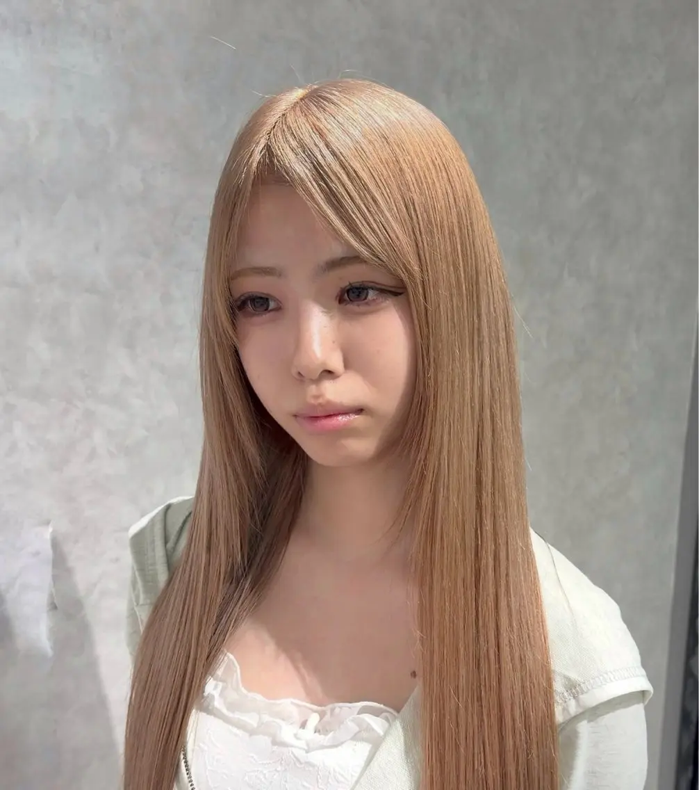 ロング カラー 色落ちまで盛れる 💟まなみのヘアスタイル