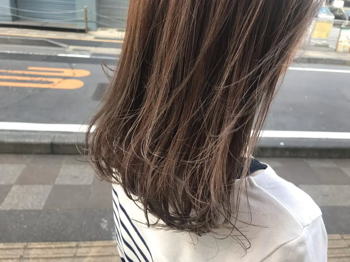 ミディアム カット ヘアカラー ショートスタイル /tomo.のヘアスタイル