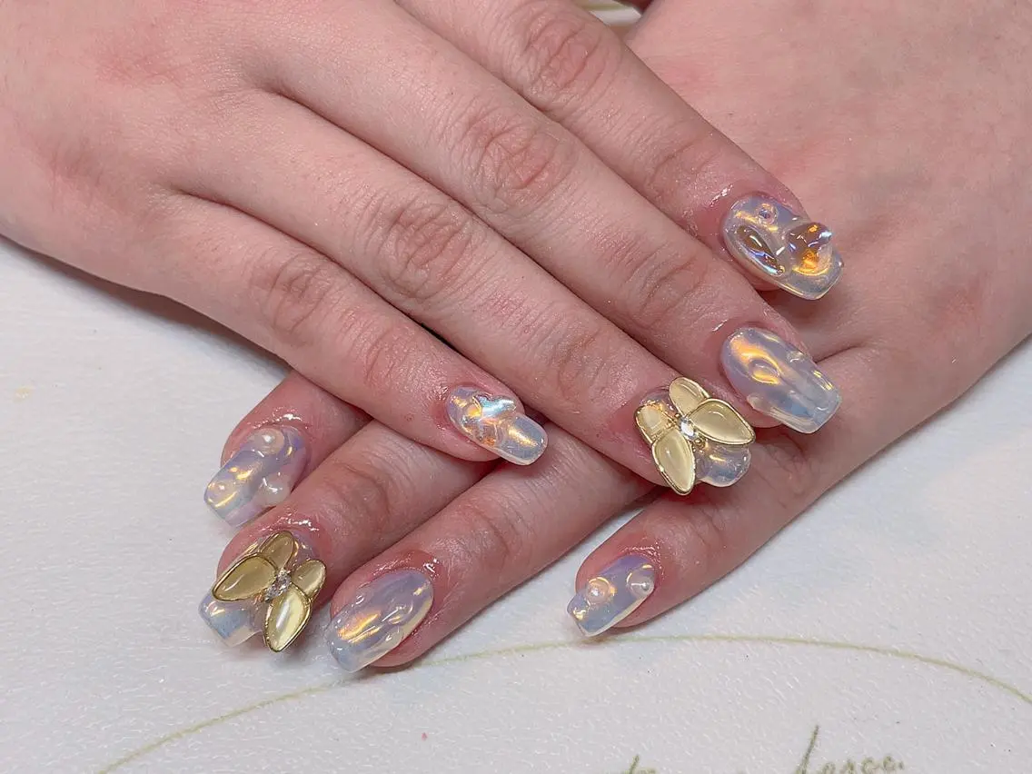 ネイル ミラーネイル スカルプネイル ハンドネイル エン Nail salonのネイルデザイン