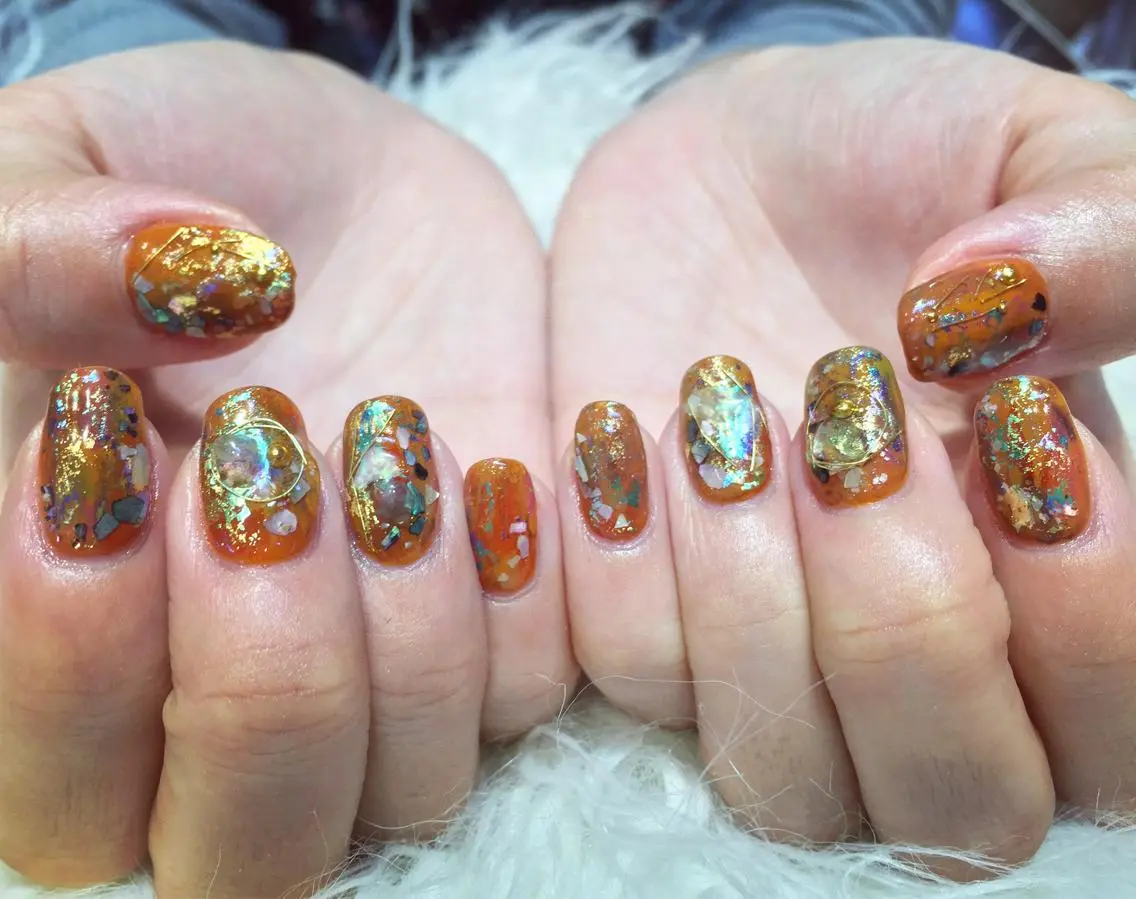 ネイル ニュアンスネイル EARTH nanaのネイルデザイン
