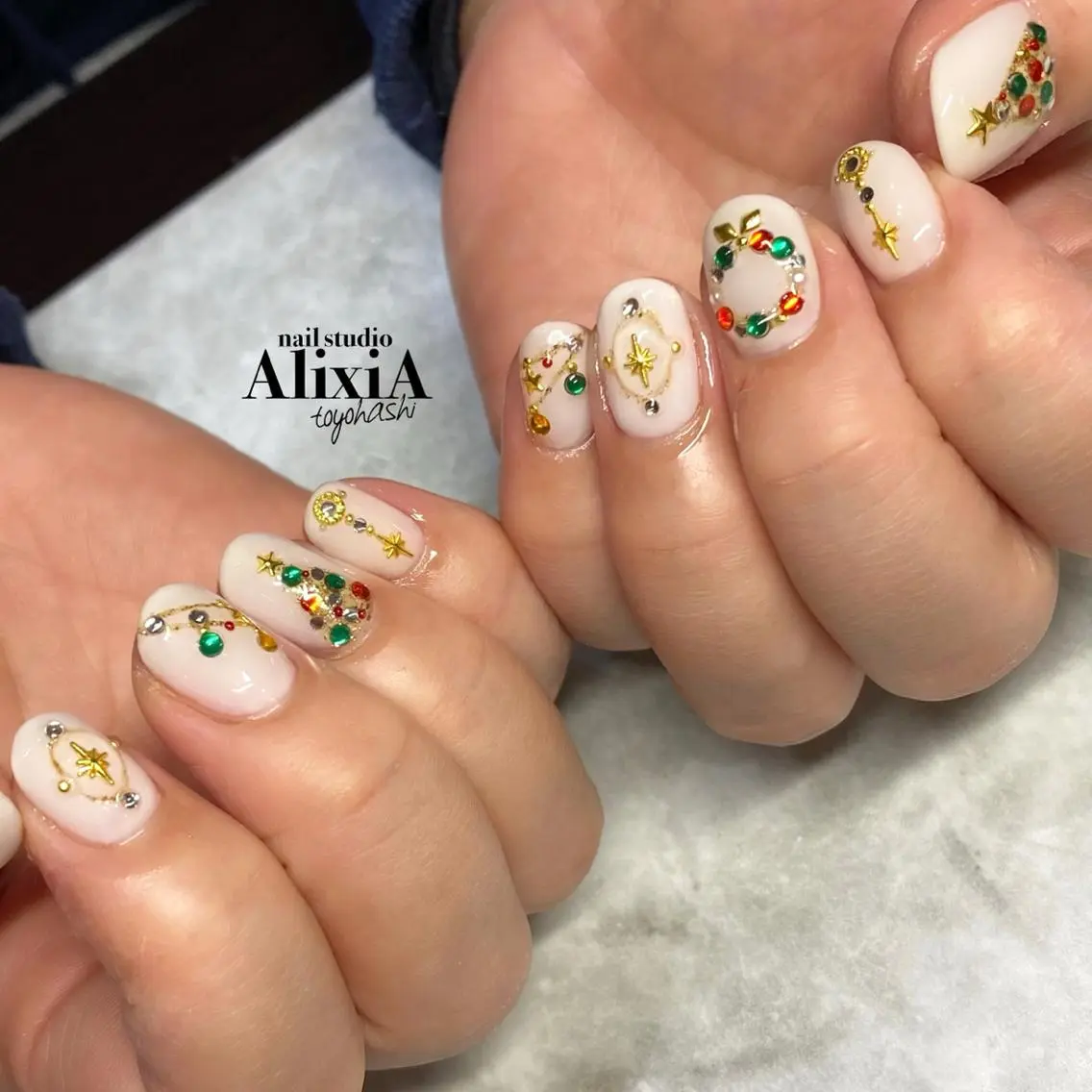 ネイル ハンドネイル AlixiA ゆみのネイルデザイン