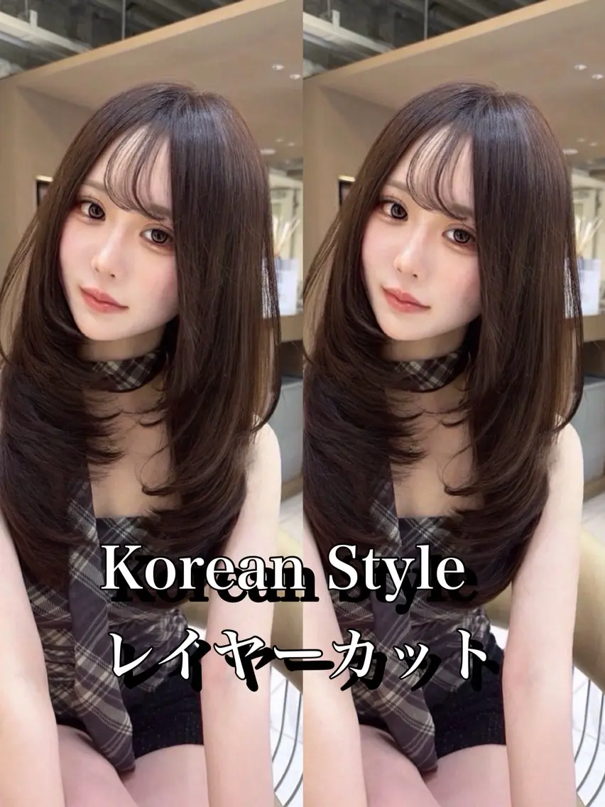 ロング ヘアカラー トリートメント 💎透明感カラー /髪質改善/まなやのヘアスタイル