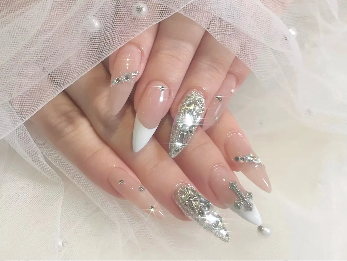 💚本日限定価格💚《オフあり》【チップ長さだし】アート150分コース🎀新規ソフトジェルオフ無料🎁パーツ2つ無料の写真
