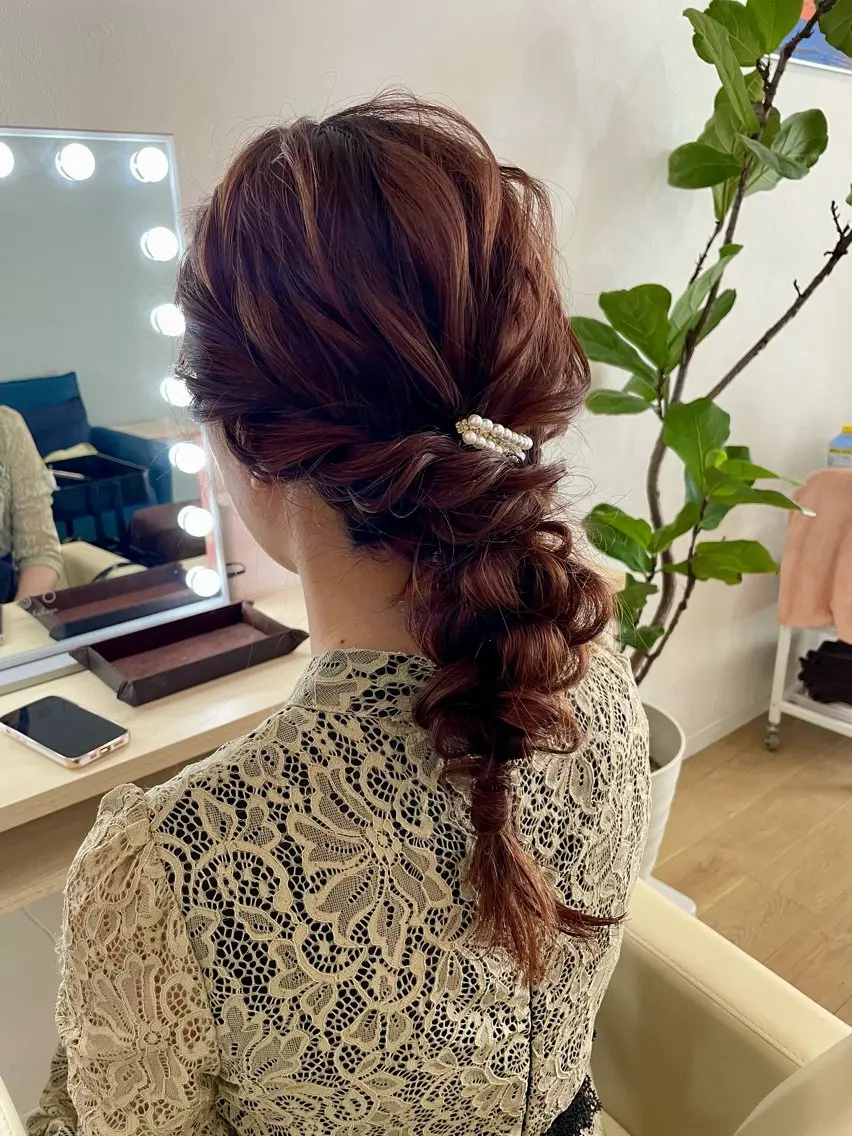 ロング ヘアセット Private SalonOboraのエステ・リラクイメージ