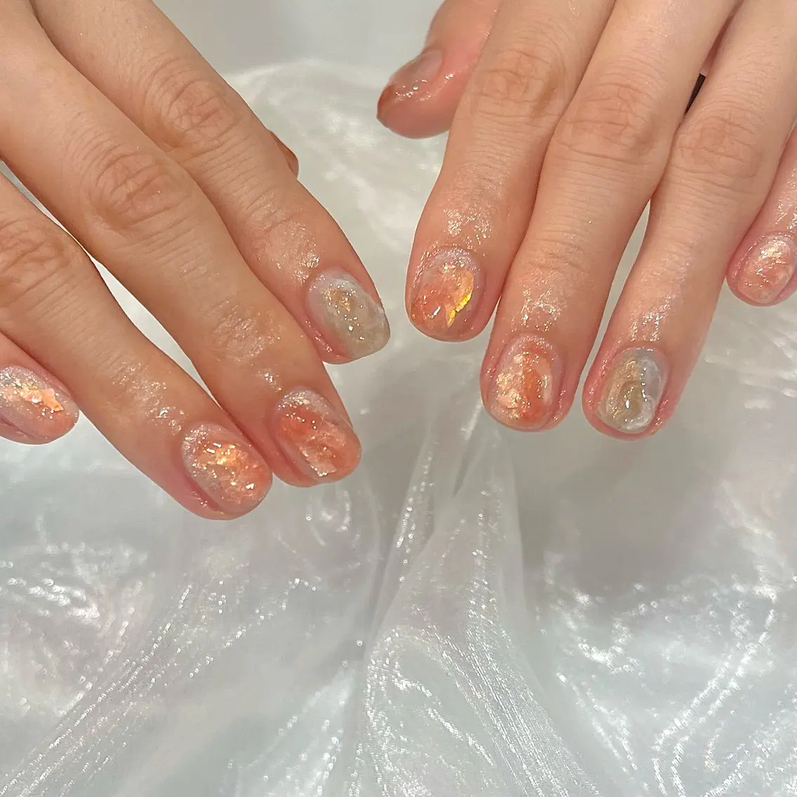 ネイル 持ち込み ニュアンスネイル ハンドネイル COCO NAILのネイルデザイン