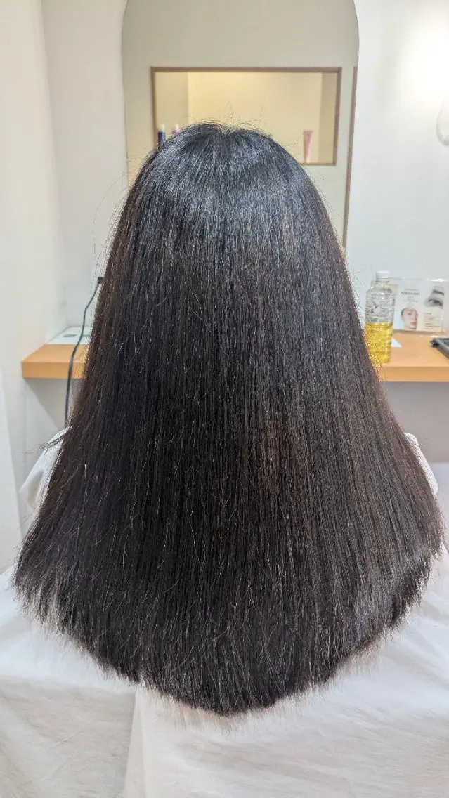 ロング カット 辻花 さおりのヘアスタイル