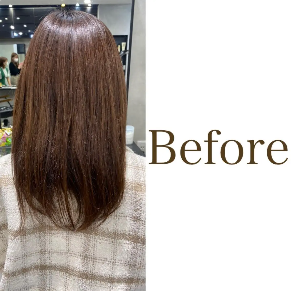 セミロング カラー ヘアアレンジ FAAM Tsuneのヘアスタイル