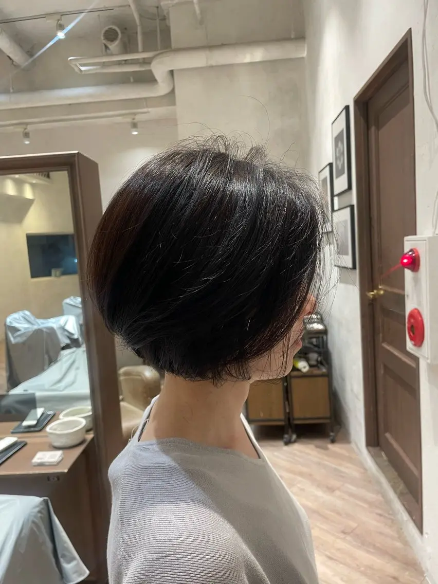 ショート ショートヘア シモカワ マシロのヘアスタイル