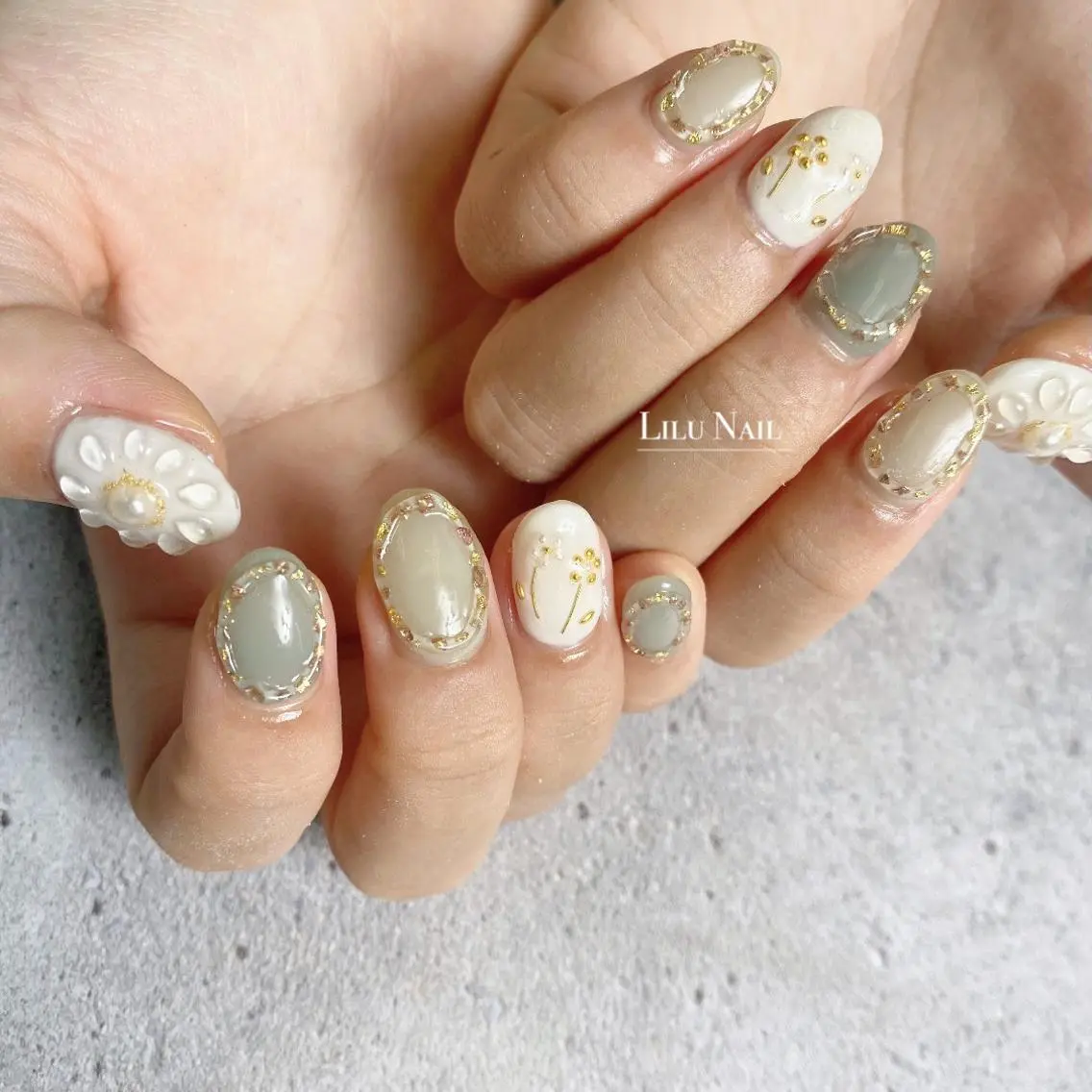 ネイル ニュアンスネイル モチの良さ◉ フィルインネイル♡のネイルデザイン