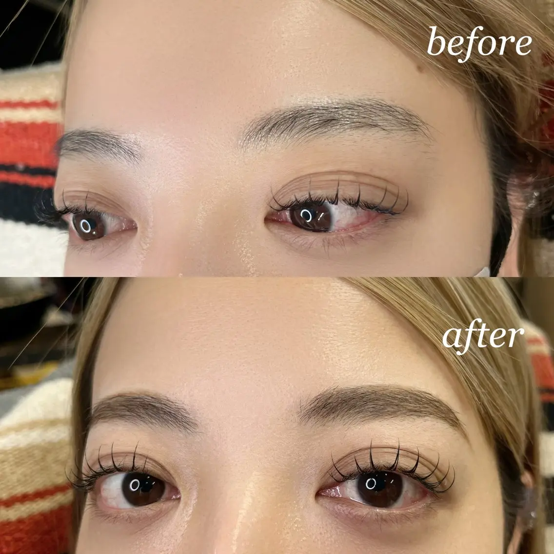 眉スタイリング+wax+メイク仕上げ✨の写真