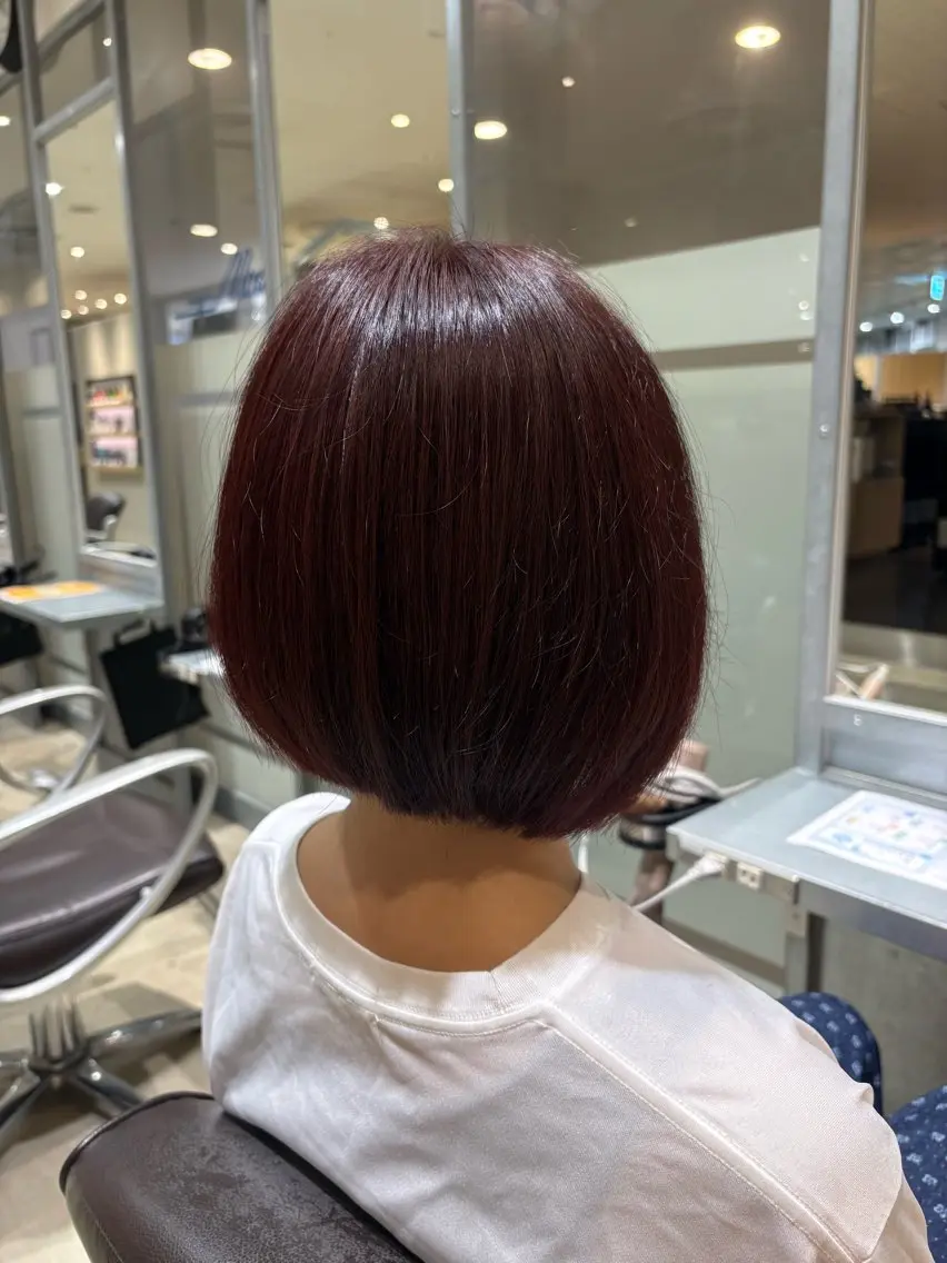 ショート 靍岡 千明のヘアスタイル