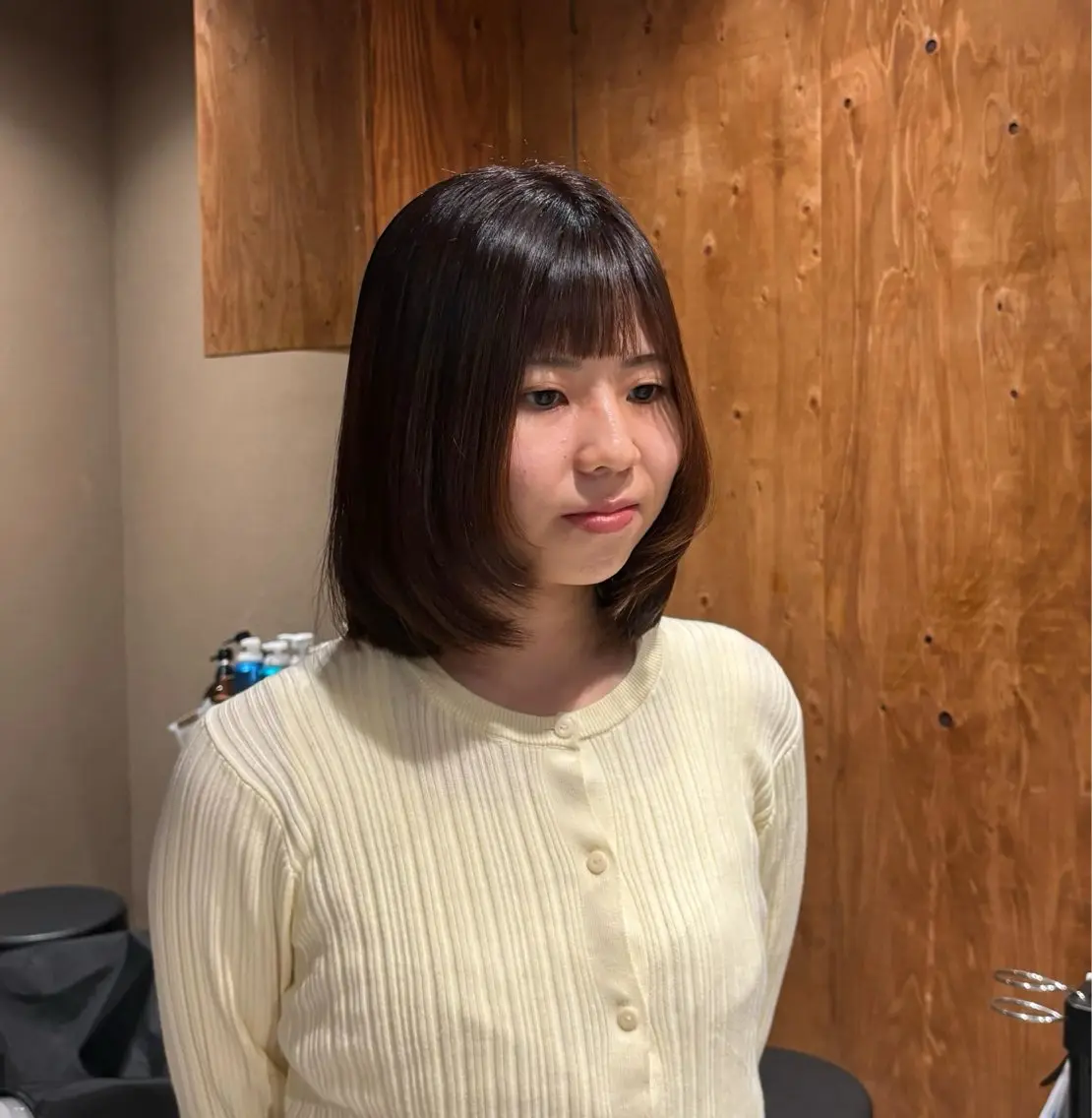 ミディアム カット ヘアカラー 中津/似合わせカット /美馬本紅亜のヘアスタイル
