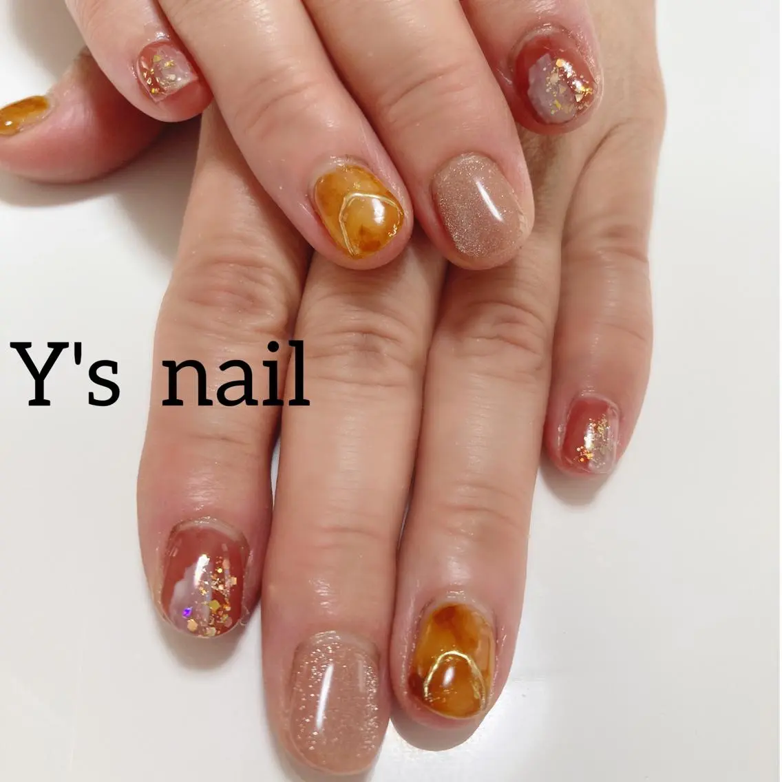 ネイル 手書きが得意🖌️ Y’s  nailのネイルデザイン