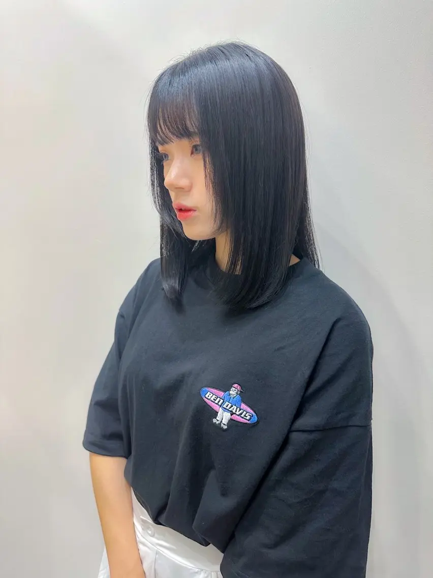 【艶髪度No.1】premium髪質改善トリートメント+髪質改善inケアカラー+カット💖の写真