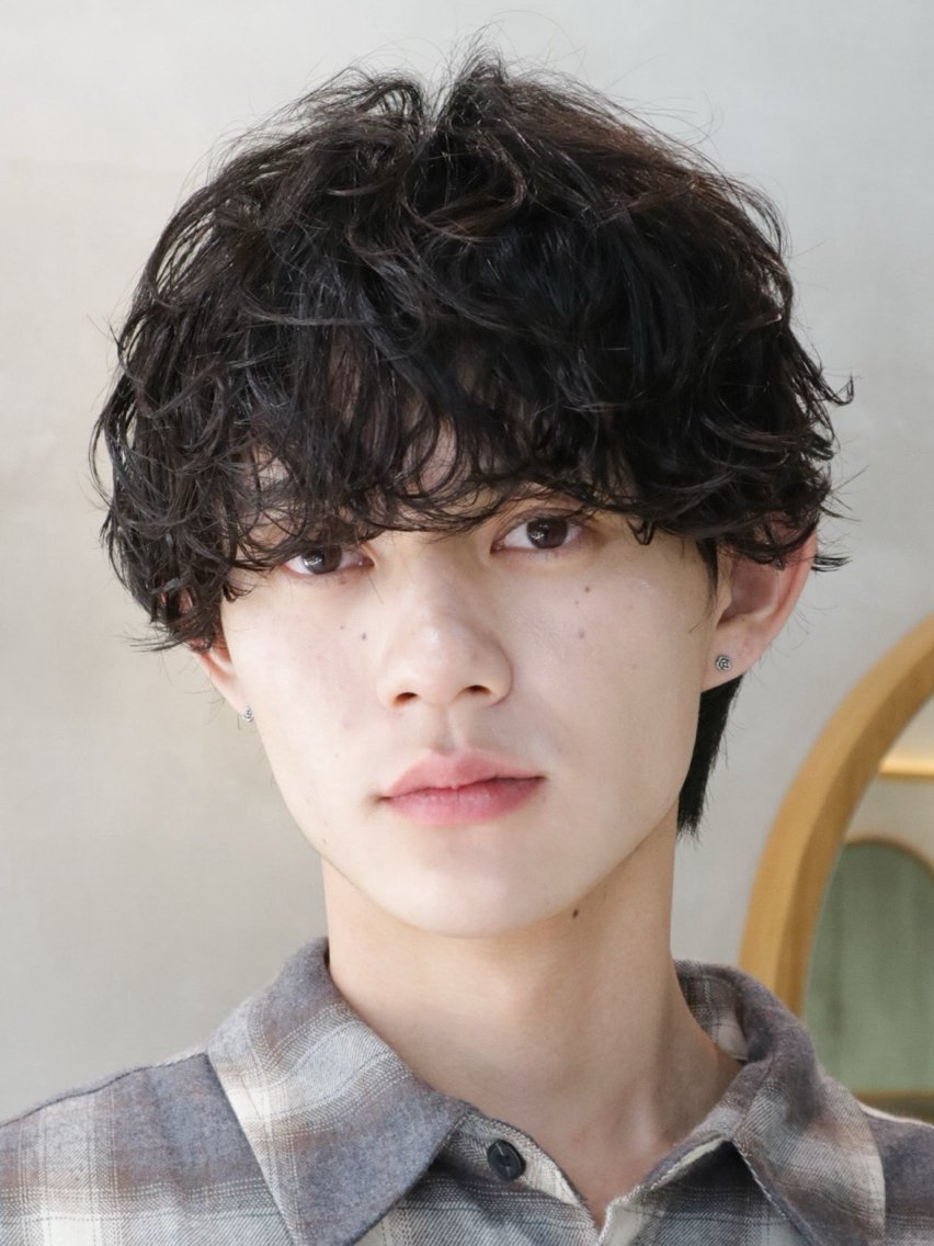 パーマ メンズ カット パーマ カット 無料イノウエのヘアスタイル