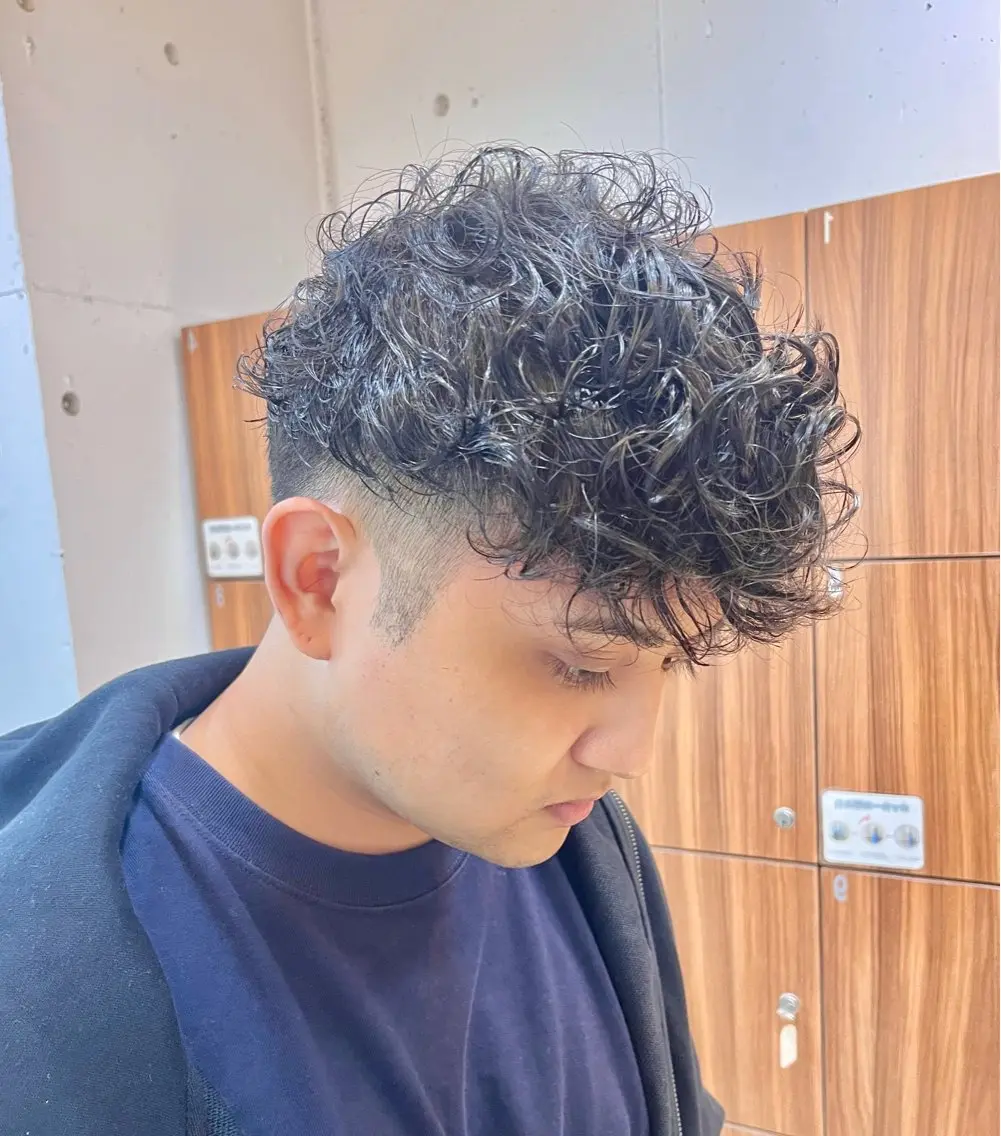 ショート パーマ メンズ カット パーマ 【パーマ特化美容師 】👑Yoshiyaのヘアスタイル