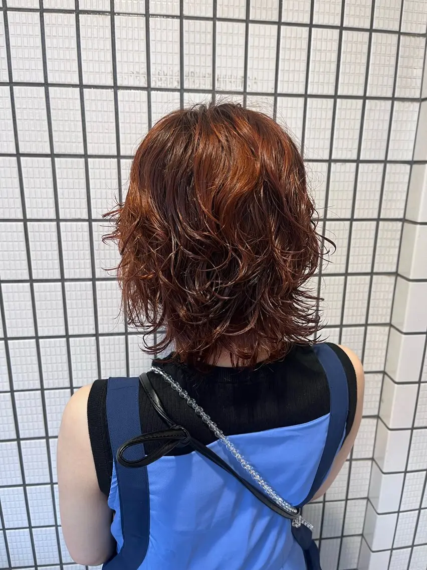 ショート パーマ カット パーマ 五十嵐ゆり 美髪カラー　武蔵小杉のヘアスタイル