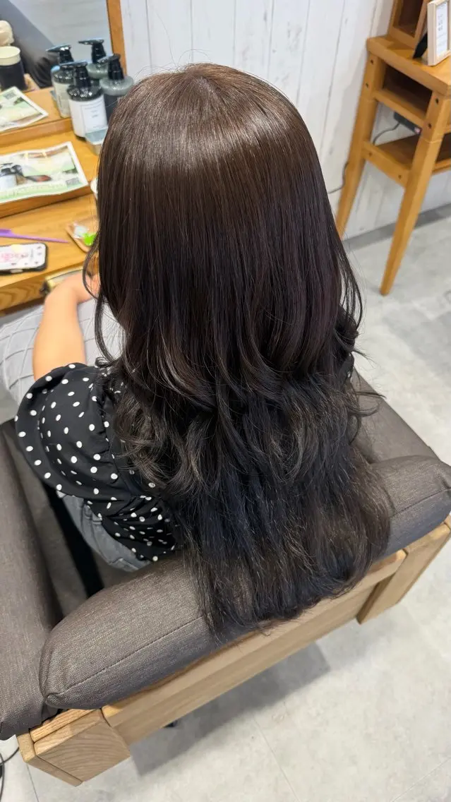 カラー 阿部 楓のヘアスタイル