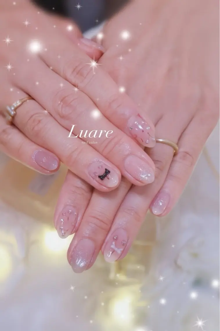 ネイル ジェルネイル パラジェル ハンドネイル NailSalon Luare 大阪本町のネイルデザイン