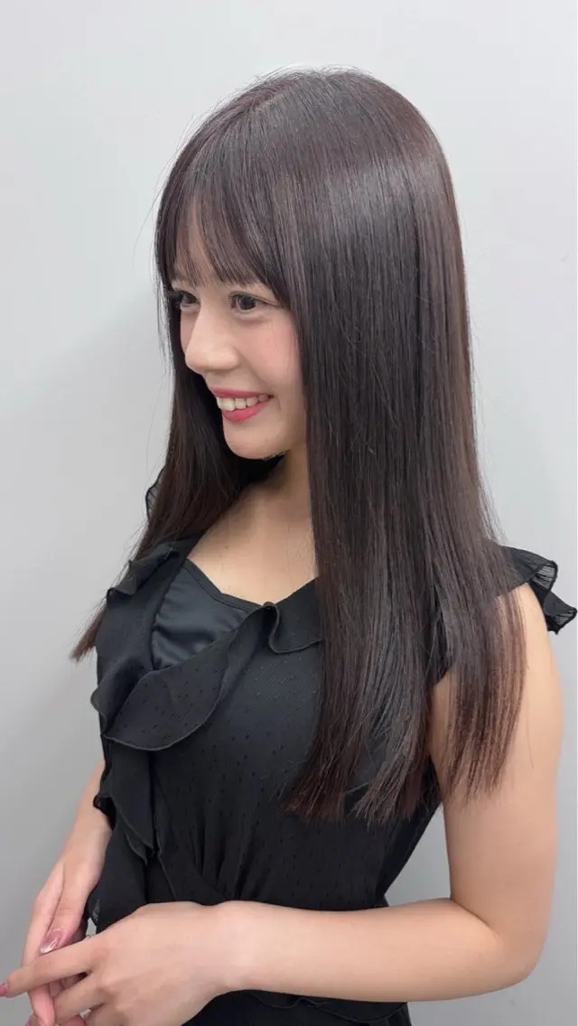 セミロング 似合わせ×髪質改善| 矢島沙織のヘアスタイル