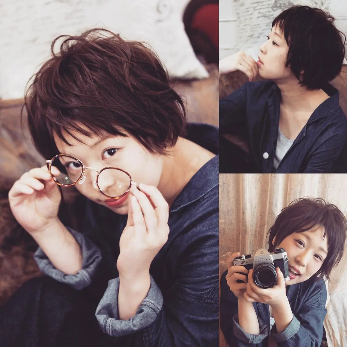 ショート ショートヘア 工藤 久美のヘアスタイル