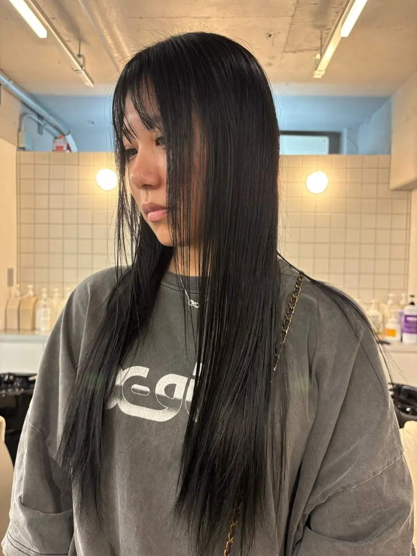 カラー ヘアカラー 浪瀧 優季のヘアスタイル