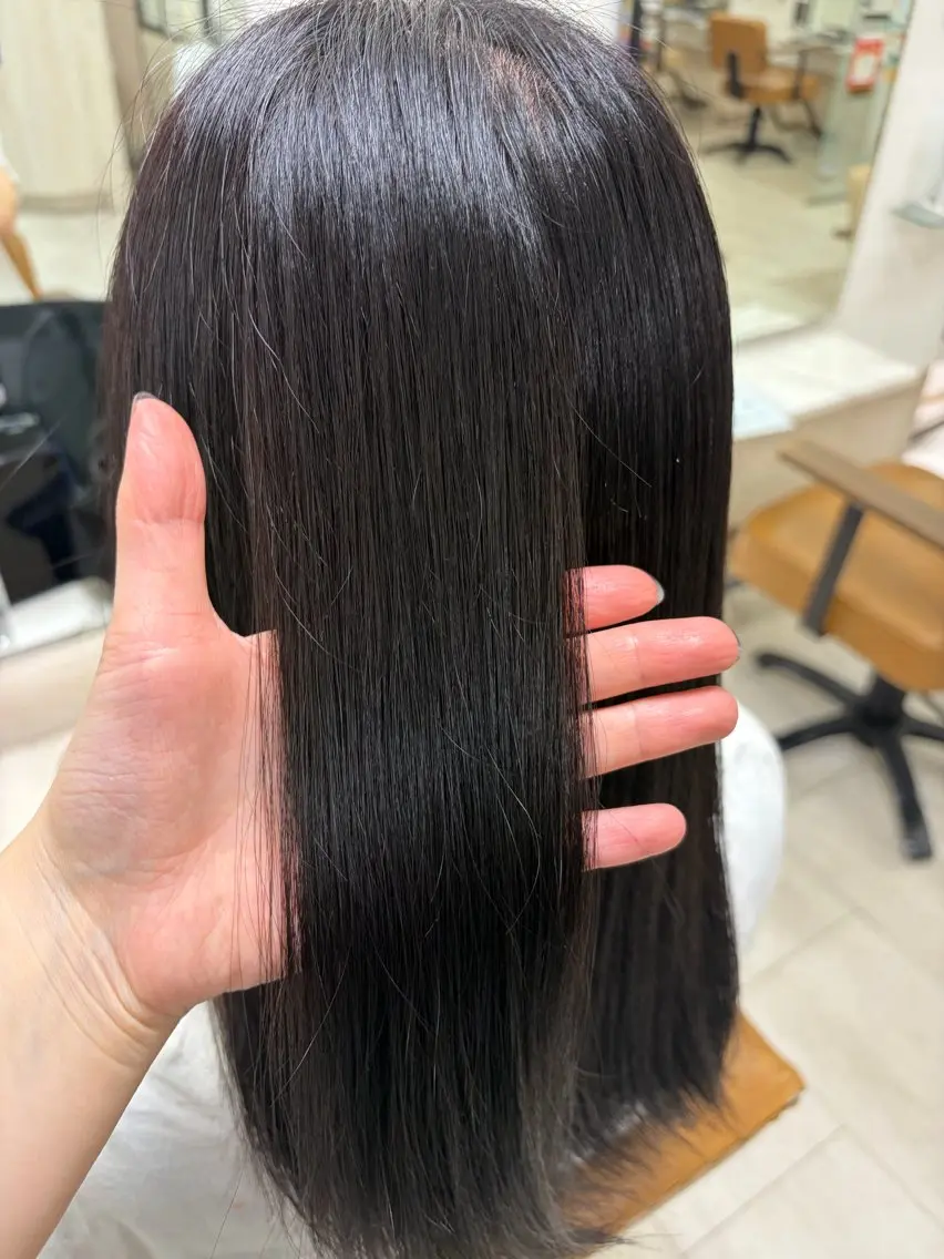 ロング カラー メンズ ヘアカラー あいみ ♬.*ﾟのヘアスタイル