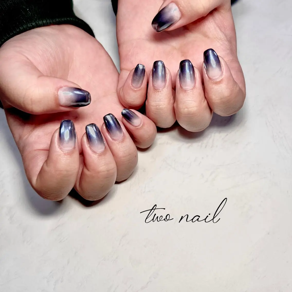 ネイル アートネイル フットネイル ハート ニュアンスネイル ホワイト ハンドネイル two nailのネイルデザイン
