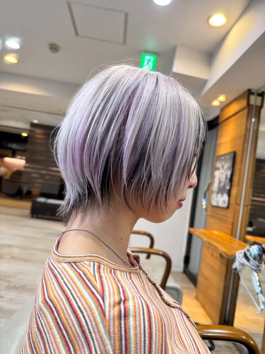 ショート カット 早稲田/ショート/ 髪質改善/艶カラーのヘアスタイル