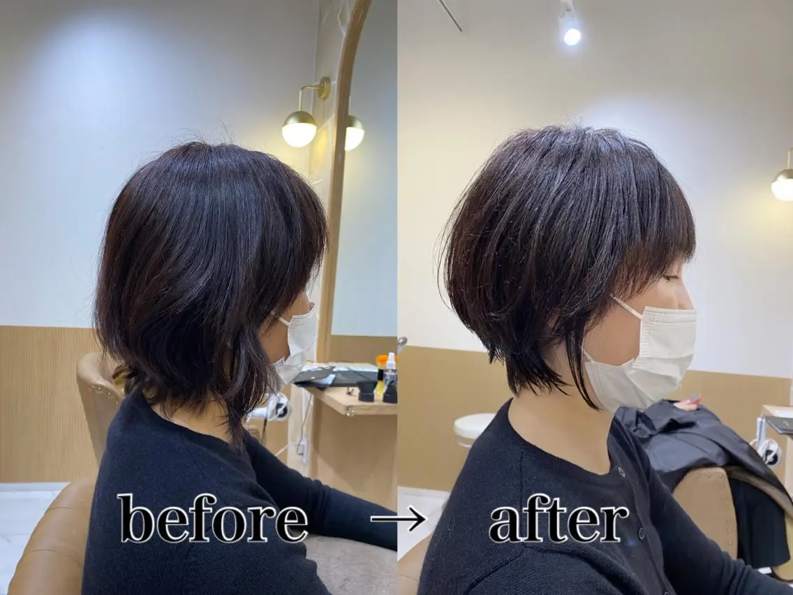 ショート ショートヘア 坂井 茅聖のヘアスタイル