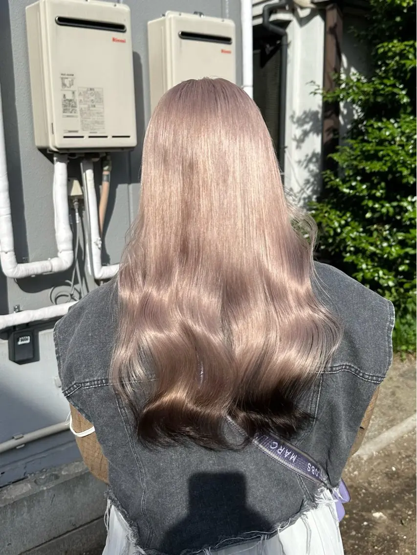 ロング カラー 🌙町田色落ち特化 🌙れいのヘアスタイル