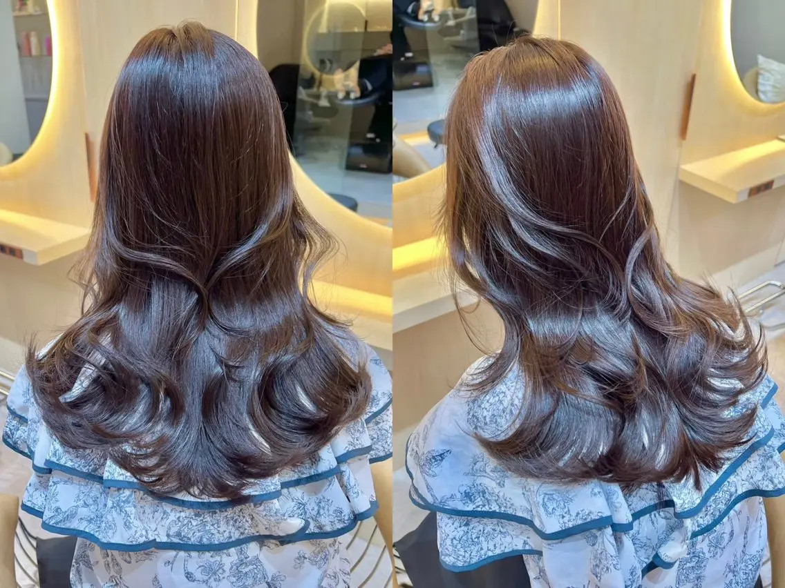 カラー ❤️縮毛矯正❤️ 髪質改善❤️平野実花のヘアスタイル