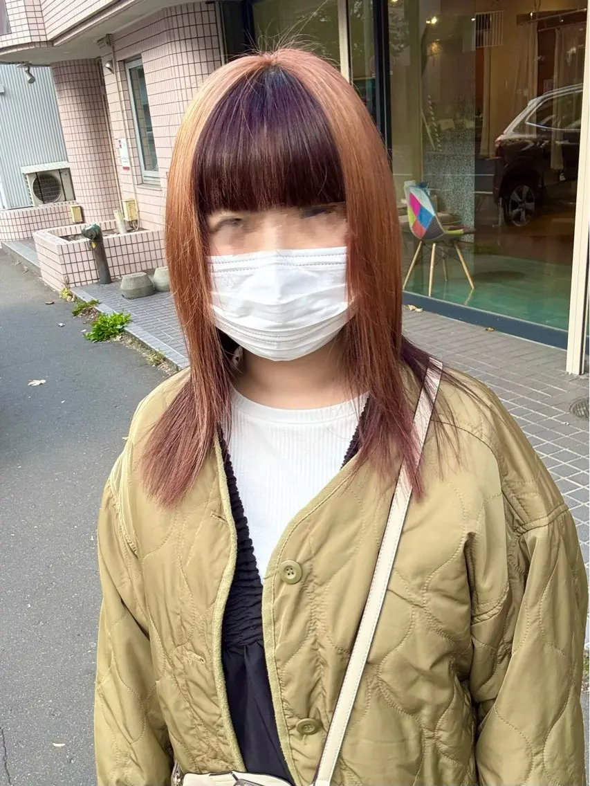 ミディアム ハネダ 🌱🐶のヘアスタイル