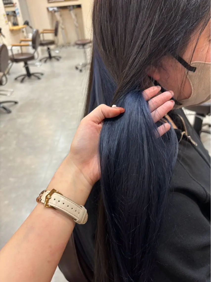 ロング カラー インナーカラー ヘアカラー SHIAN 🧚‍♂️らんかのヘアスタイル