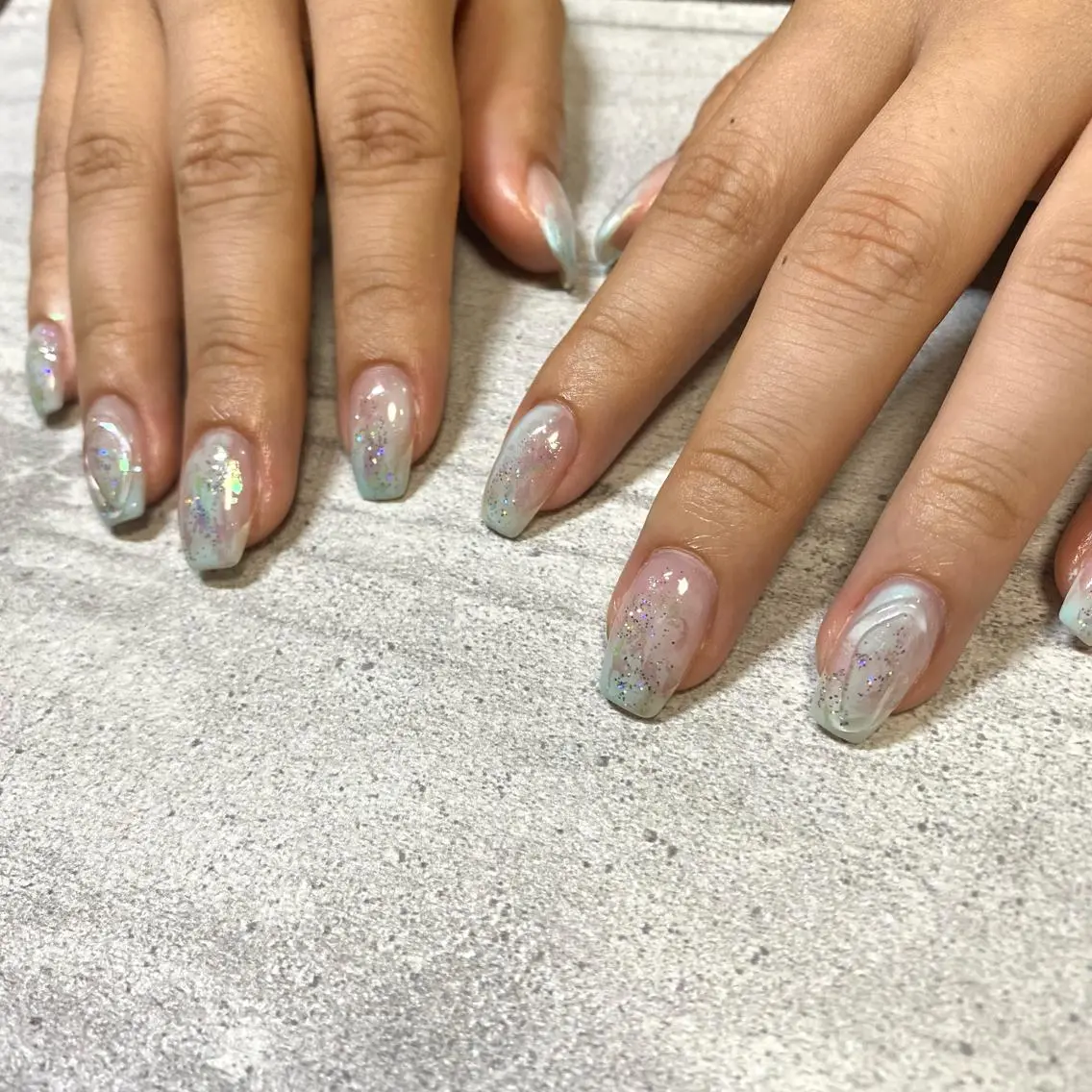 ショート カラー パーマ ヘアアレンジ メンズ キッズ ネイル マツエク・マツパ アイブロウ ハンドネイル ハンドケア 今福鶴見ネイル 8(エイト)のネイルデザイン